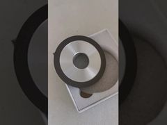 1V1/60° 100*6T*31.75*10mm सटीक पीसने और पॉलिशिंग के लिए रेजिन बॉन्ड सीबीएन ग्राइंडिंग व्हील