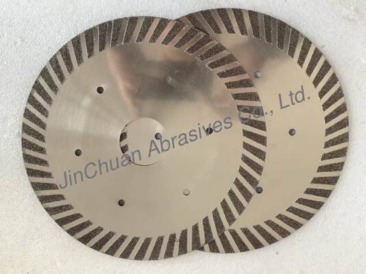 गुणवत्ता  Electro Cutting Disc For Rubber Cutting Electroplated Bonded Cutting Wheel 1A1R कारखाना