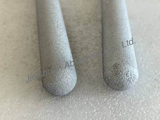 Brazed Diamond Grinding Pin with Vacuum Brazed Synthetic Diamond D80/100 Grit and 25.4mm Head Diameter for Precision Grinding