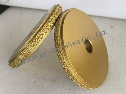 127mm Brazed Diamond Grinding Wheel D20/25 Thermal Damage Free for Carbide Precision Grinding