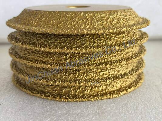 127mm Brazed Diamond Grinding Wheel D20/25 Thermal Damage Free for Carbide Precision Grinding