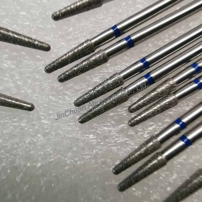 Customed 3-Layer Electroplated Diamond Low-Speed Burs For Dentistry