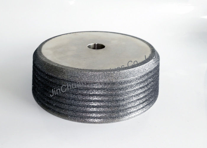 Electroplated CBN Grinding Wheels / CBN Abrasive Wheels A Teeth Gap Bands