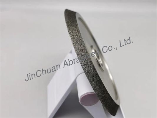 स्टील बॉडी इलेक्ट्रोप्लेटेड सीबीएन पीस व्हील 120 मिमी * 20 मिमी * 8 मिमी प्रतिरोधी पहनें