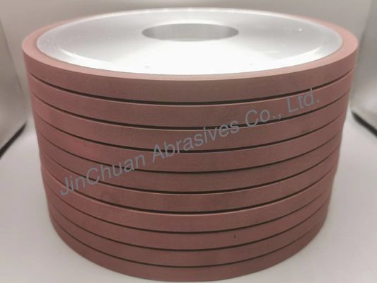 टंगस्टन कार्बाइड चाकू के लिए 250 * 76.2 * 12 * 10 मिमी राल बंधुआ डायमंड पीस व्हील