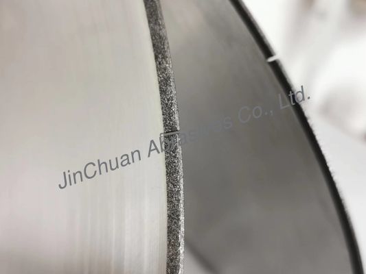 इंजन वाल्व कटिंग व्हील के लिए इलेक्ट्रोप्लेटेड बॉन्डेड सीबीएन कटिंग व्हील 351 * 1.5 * 35 * 5 मिमी