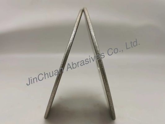 1F1 CBN पीस डिस्क डायमंड कटिंग व्हील 100 * 2.8 * 22 * ​​3 मिमी त्रिज्या R1.4 . के साथ