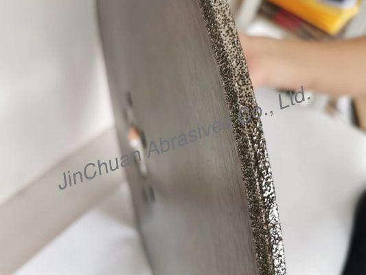 490 * 6.4 * 80 * 8 * 4.4 मिमी सीबीएन डायमंड व्हील कास्ट आयरन इलेक्ट्रोप्लेटेड कटिंग डिस्क पीसने के लिए