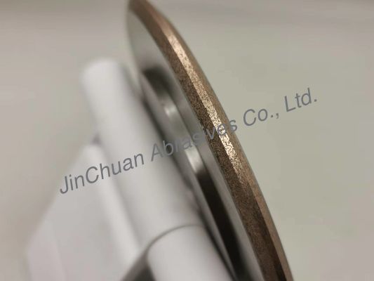 120*12*25*6*1.6mm सिन्जेड डायमंड ड्रेसिंग व्हील 14D1 D35/40 ग्रिट्स