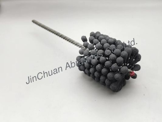 60*80*200 सिलेंडर सिलिकॉन कार्बाइड फ्लेक्सिबल ऑनिंग ब्रश 600 ग्रिट