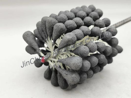 80*80*200mm फ्लेक्सिबल ऑनिंग ब्रश क्यूबिक बोरान नाइट्राइड 80 ग्रिट