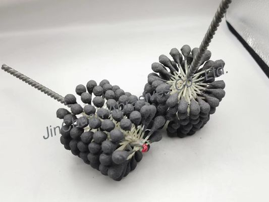 80*80*200mm फ्लेक्सिबल ऑनिंग ब्रश क्यूबिक बोरान नाइट्राइड 80 ग्रिट