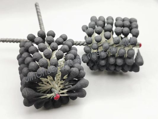 80*80*200mm फ्लेक्सिबल ऑनिंग ब्रश क्यूबिक बोरान नाइट्राइड 80 ग्रिट