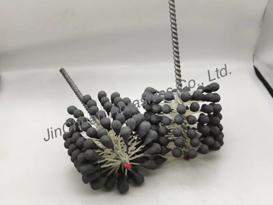 बर को हटाने के लिए 90*80*200mm 60 ग्रिट फ्लेक्स होन ब्रश