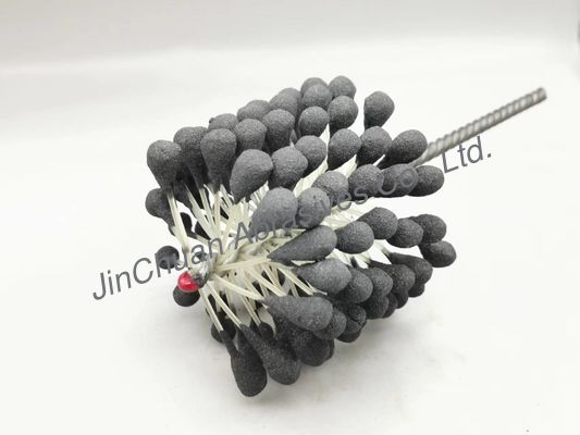 बर को हटाने के लिए 90*80*200mm 60 ग्रिट फ्लेक्स होन ब्रश