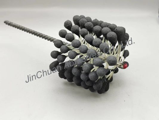 बर को हटाने के लिए 90*80*200mm 60 ग्रिट फ्लेक्स होन ब्रश