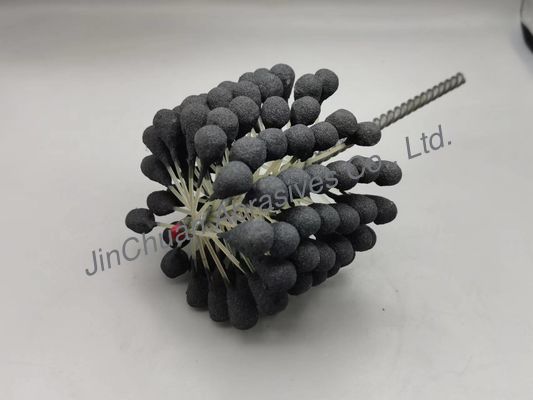 100*80*200mm सिलेंडर बॉल फ्लेक्सिबल ऑनिंग ब्रश बोर की सफाई और फिनिशिंग के लिए