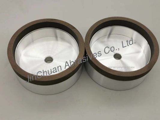 6A2 रेज़िन डायमंड ग्राइंडिंग व्हील एज पॉलिशिंग बॉन्डेड कप शेप D181