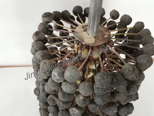 220 * 250 * 400 मिमी इंजन सिलेंडर हॉन ब्रश पॉलिशिंग बॉल हेड इनर होल SIC180#