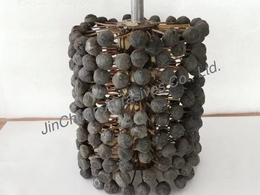 220 * 250 * 400 मिमी इंजन सिलेंडर हॉन ब्रश पॉलिशिंग बॉल हेड इनर होल SIC180#