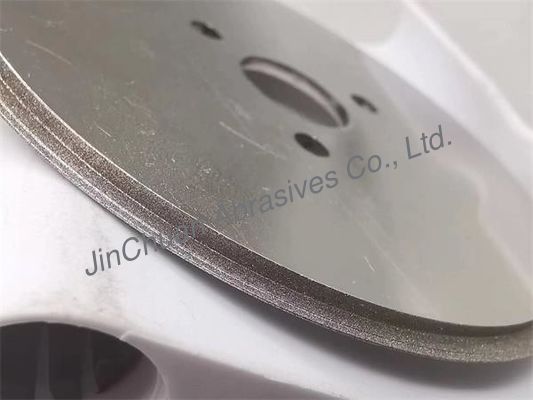 कार्बाइड काटने के लिए B46 इलेक्ट्रोप्लेटेड CBN ग्राइंडिंग व्हील 80 1152.5 0.4