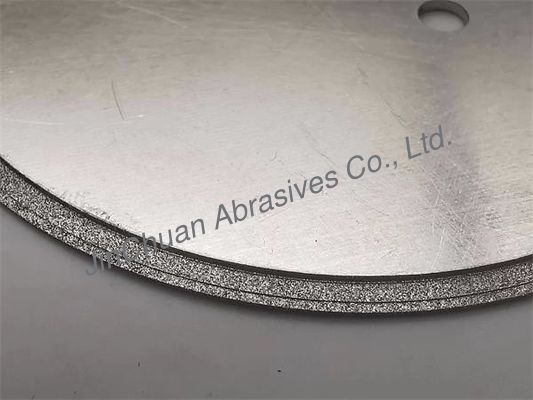 कार्बाइड काटने के लिए B46 इलेक्ट्रोप्लेटेड CBN ग्राइंडिंग व्हील 80 1152.5 0.4