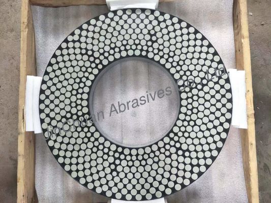 पीसीडी पीसीबीएन ग्राइंडर डिस्क के लिए विट्रिफाइड बॉन्ड डबल डिस्क ग्राइंडिंग व्हील