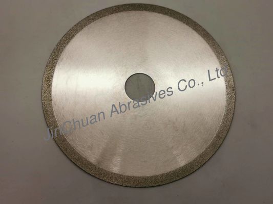 सिल्वर इलेक्ट्रोप्लेटेड बॉन्ड ग्राइंडिंग व्हील टिकाऊ 1.0 मिमी उच्च प्रदर्शन