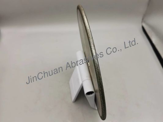 200 मिमी इलेक्ट्रोप्लेटेड ग्राइंडिंग डायमंड व्हील व्यास 15.875 आर्बर होल 1F1R