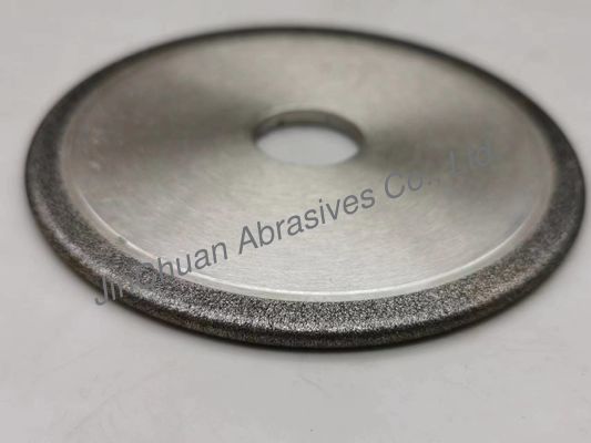 B100/120 इलेक्ट्रोप्लेटेड 1F1 CBN ग्राइंडिंग व्हील 2mm कार्टन पैकेजिंग में