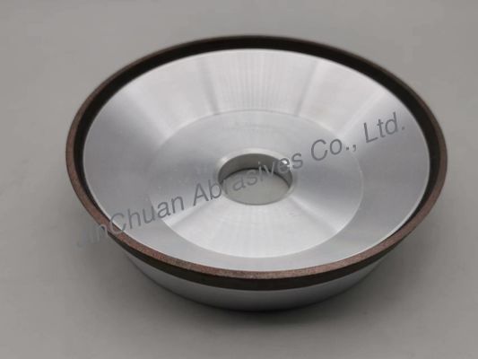 ग्राइंडिंग और शार्पनिंग के लिए 12V9 45 डिग्री रीन डायमंड फ्लाई व्हील 150 मिमी