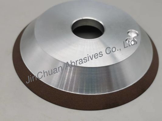 ग्राइंडिंग और शार्पनिंग के लिए 12V9 45 डिग्री रीन डायमंड फ्लाई व्हील 150 मिमी