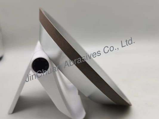 ग्राइंडिंग और शार्पनिंग के लिए 12V9 45 डिग्री रीन डायमंड फ्लाई व्हील 150 मिमी