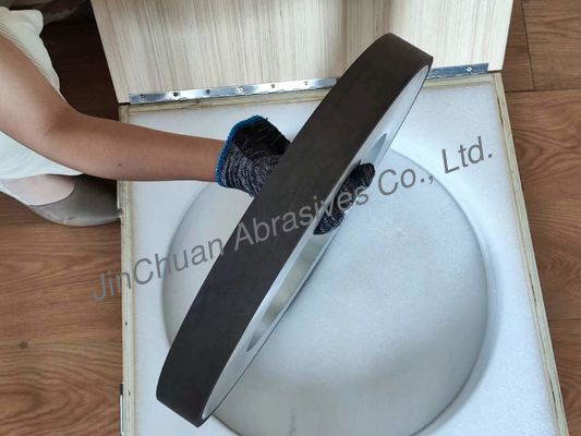 1A1 सीमेंट कार्बाइड उपकरण पीसने और चमकाने के लिए फ्लैट राल बंधा हुआ पीसने वाला पहिया