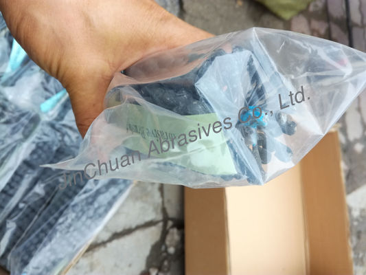 उच्च दक्षता वाले सिलिकॉन कार्बाइड गोल शनिंग ब्रश घर्षण धातु हैंडल