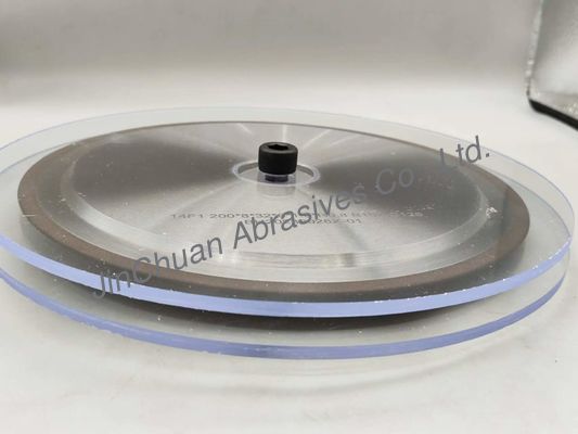 R0.8mm 200mm रीन बॉन्ड ग्राइंडिंग व्हील CBN शार्पिंग व्हील्स