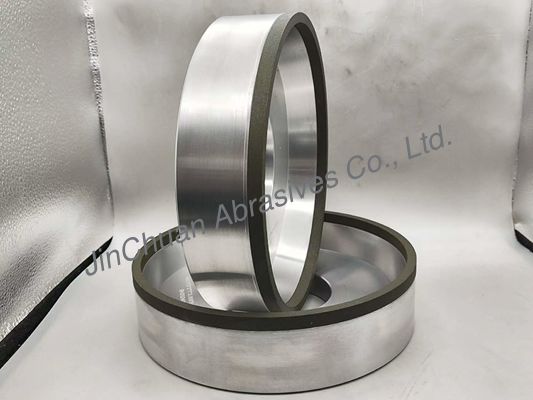 6A2 राल बंधन सीबीएन ग्राइंडिंग व्हील्स के साथ व्यास 203mm आंतरिक छेद 84mm मोटाई 51mm