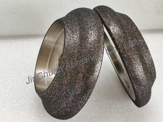 B60/70 127*30.5*12.74 10/30 Turtle Back Tooth CBN स्टेलिट बैंड के लिए पीसने वाला पहिया