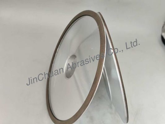 4A2 राल हीरा पीसने वाला पहिया गोल देखा ब्लेड के लिए एल्यूमीनियम शरीर के साथ