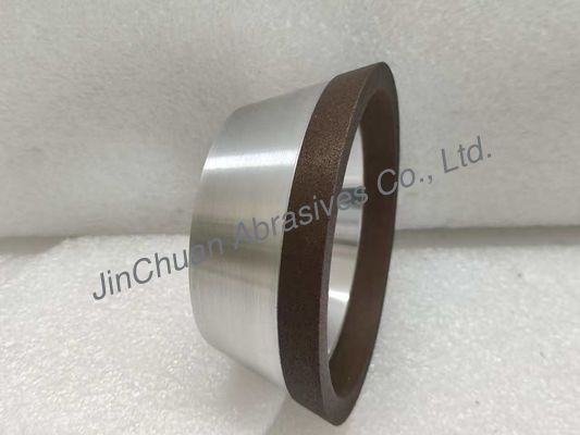 11V2 राल हीरा पीस पहिया एल्यूमीनियम शरीर के साथ ग्रिट 151 व्यास 100