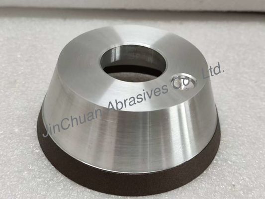 11V2 राल हीरा पीस पहिया एल्यूमीनियम शरीर के साथ ग्रिट 151 व्यास 100