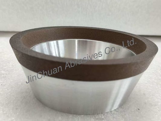 11V2 राल हीरा पीस पहिया एल्यूमीनियम शरीर के साथ ग्रिट 151 व्यास 100