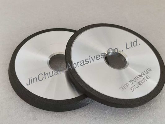ग्रे सीबीएन राल बॉन्ड ग्राइंडिंग व्हील 1V1 75 मिमी 10 डिग्री के साथ दक्षता गॅशिंग के लिए