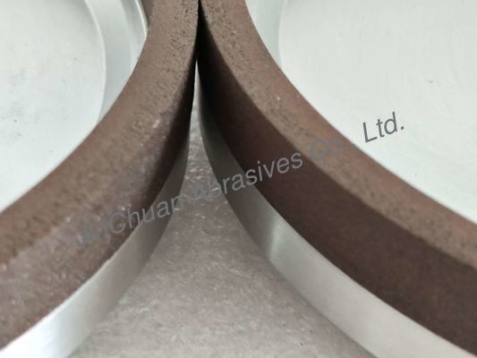 6VV5 डबल ग्रिट्स डायमंड ग्राइंडर व्हील राल बॉन्ड ग्राइंडिंग डिस्क D151/D64 डायमंड व्हील