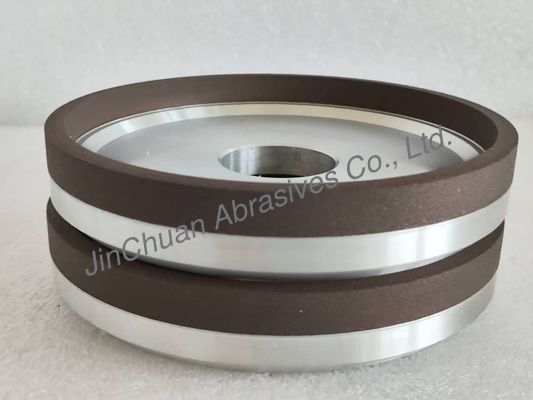 6VV5 डबल ग्रिट्स डायमंड ग्राइंडर व्हील राल बॉन्ड ग्राइंडिंग डिस्क D151/D64 डायमंड व्हील