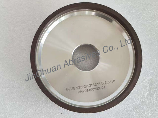 6VV5 डबल ग्रिट्स डायमंड ग्राइंडर व्हील राल बॉन्ड ग्राइंडिंग डिस्क D151/D64 डायमंड व्हील