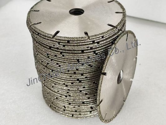 लंबे जीवन काल इलेक्ट्रोप्लाटेड बॉन्ड डायमंड कटिंग ब्लेड