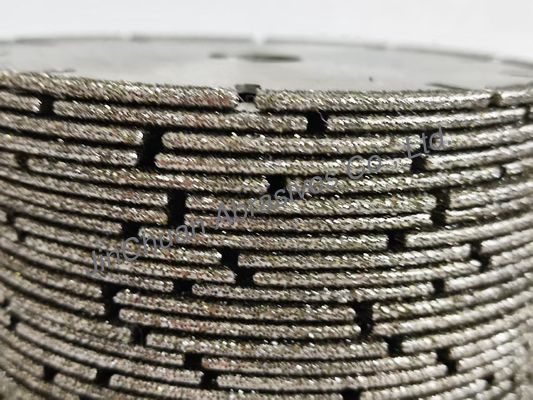 लंबे जीवन काल इलेक्ट्रोप्लाटेड बॉन्ड डायमंड कटिंग ब्लेड