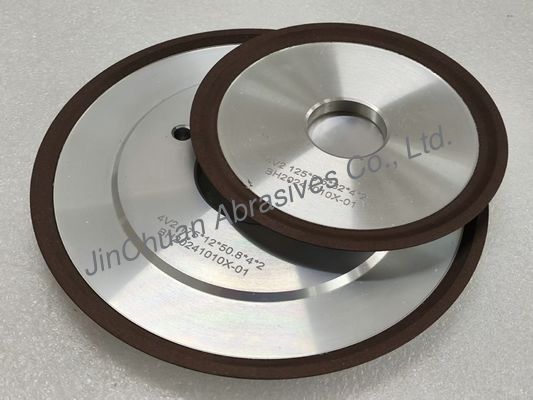 4V2 हीरा पीसने वाला पहिया राल बंधा हुआ हीरा पहिया 125mm 160mm 175mm