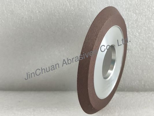 1V1 45 डिग्री Reinoid डायमंड व्हील 100 मिमी गीला काम राल बंधा हुआ डायमंड व्हील